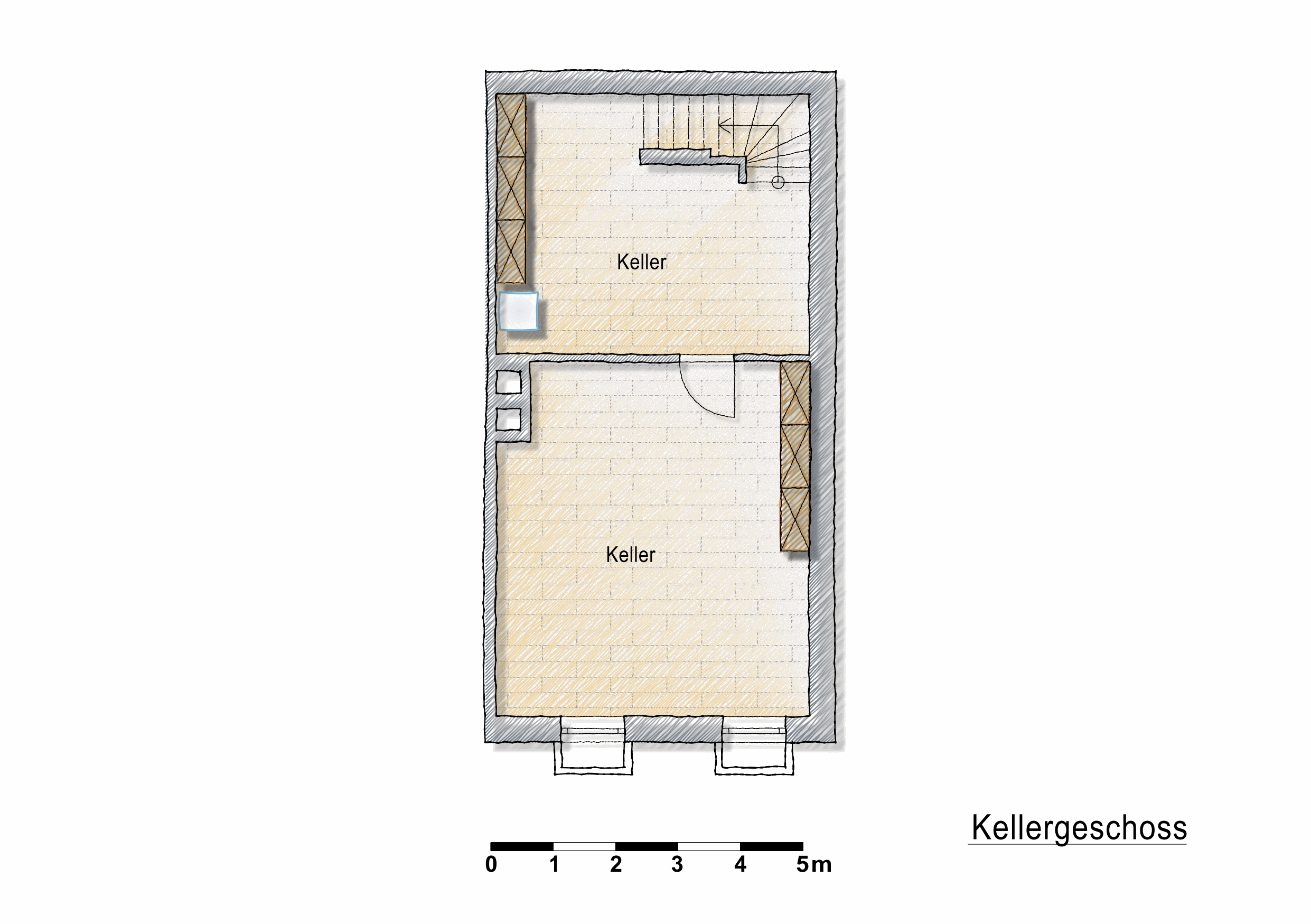 Grundriss beim Immobilienverkaufen für das Expose